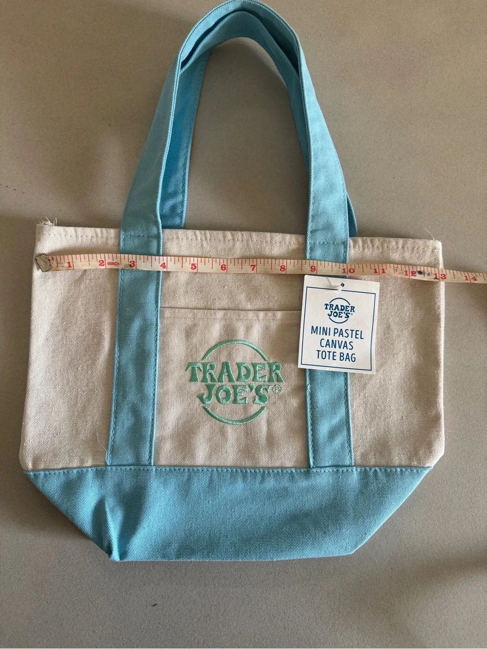 Trader Joe’s Mini Canvas Tote Bag